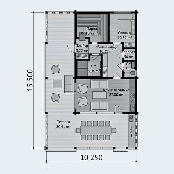 План первого этажа <b>151м²</b>