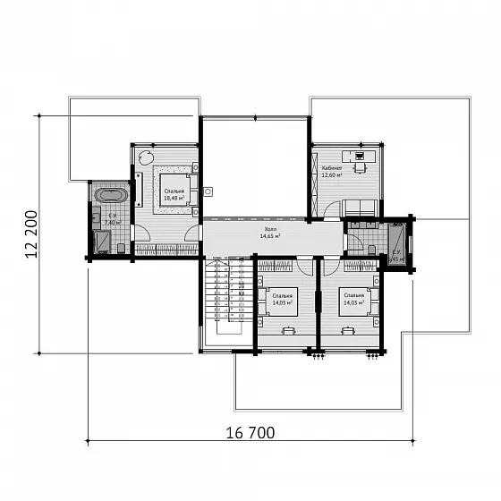 План второго этажа