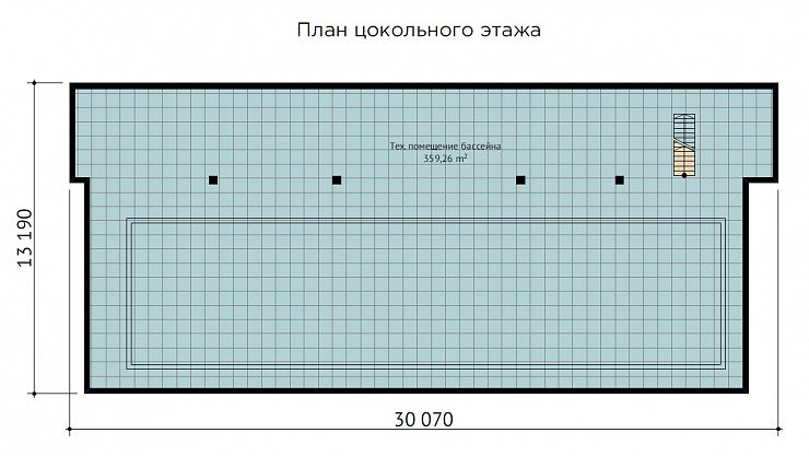 План цокольного этажа